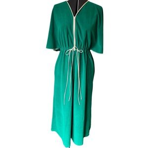 Vintage 60s Vanity Fair House Coat Dress